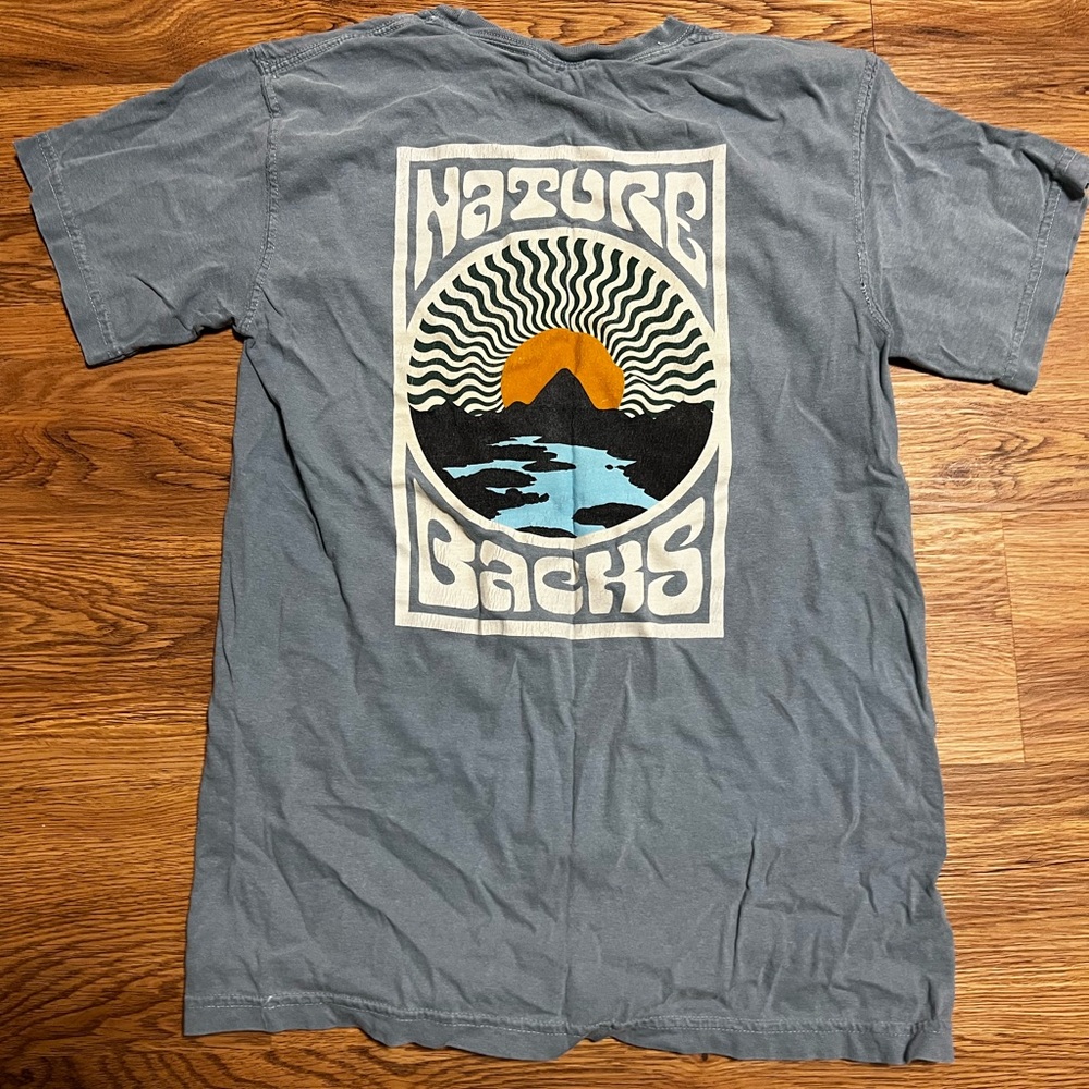 Comfort Colors Nature Backs Blue Graphic Tee